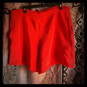 Cherry Red Jersey Shorts